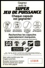 1987-88 Post Card Ticket Rare Pepsi Burger King  Michel Goulet Nordiques