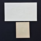 Lot Antique 2pc Flor De Senado Cigar Box Label Embossed 5 5 x9 25 
