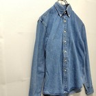 Rare Ralph Lauren 90s Vintage Denim Shirt Hong Kong Made Size S Slim Fit