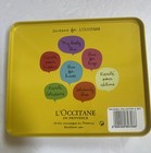 L occitane Limited Edition Designer Soledad Tin 5 x6  Collectible  Storage
