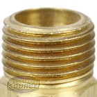 1 2  Male Npt X 1 8  Female Npt Reducer Hex Bushing Brass Pipe Fitting 110fa