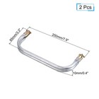 2pack Metal Purse Frame 7 9  Rectangle Lock Frame Kiss Lock Clasp Bag Frame