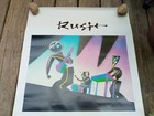 Vtg 1989 Rush A Show Of Hands Promo Release Poster 36  X 24 