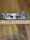 English Birmingham Sterling Silver Miniature Dollhouse Tea Service Dated 1956