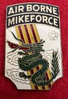 Mike Force Iv Corps Plaque Piece Vietnam War Us Army Beer Can Metal Dui Di  2