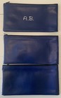 3 Vintage Wachovia Bank Zipper Money Deposit Bag pouch s From 1970s