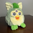 1999 Furby Buddies Green Frog Plush Bean Bag Vintage Tiger Electronics 70-700