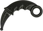 Durable 7-inch Black Karambit Training Knife - Perfect For Martial Arts Practice
