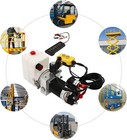 Hydraulic Pump Dc 12v  Single Acting Hydraulic Power Unit For Dump Trailer