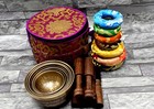 Singing Bowl Set Of 7-tibetan Chakra Healing Bowl Bowl Set-full Mantra Bowl Set