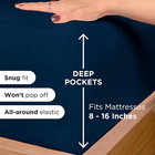 Fitted Sheet Full - Ultra Soft 1800 Brushed Microfiber - Hotel Luxury Bottom She