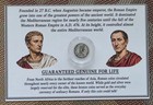 Authentic Ancient Roman Emperor Constans Coin 1700 Year Old Historic Artifact