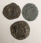 Ancient Roman Bronze Coins Unidentified Nummus Follis- Lot Of 3