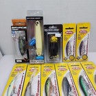 Berkley Savage Gear Fishing Lure Lot Of 13 Crankbait Jig Heads Top Water Lures 