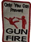 Iron On Sew On Patches 2 Peice Set Funny Warning Sign Embroidery Patch Biker 