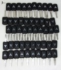 Lot X50 Oem Mitsubishi Keyless Entry Combo Key Remotes Mix Oucj166n