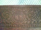 Antique vintage Wheeler   Wilson Sewing Machines Ornate Wooden Box With Velvet
