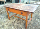 Antique Early American Kitchen Farm Tavern Table