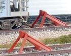 Peco Ho Scale Track - Code 83 Streamline Hayes Train Bumpers  2 Pack 