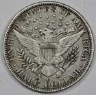 1907-o Barber Half Dollar  Key Date  Very Good - Tough  50c