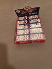 Vintage Simplex Razor Blades Store Display Box 20 Packs Shaving New York Usa