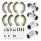 Front Rear Wheel Cylinder Brake W shoes For Kawasaki Mule 4000 4010 Kaf620 09-21
