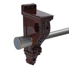 Decorative Corbel Wall Bracket  Mahogany Brown  Victorian Style  11 2 X 3 5 X   