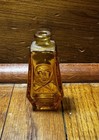 Vintage Wheaton Amber Yellow Glass Coffin Shaped Poison Crossbones Apothecary 3 