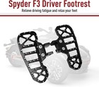 Motofunder Driver Footpeg Floorboards Wide Foot Rest For Spyder F3 f3-s f3-t