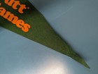 Vintage 1980 s Felt Pennant Souvenir Putt Putt Golf   Games Full Size Green