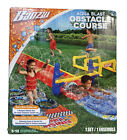 Banzai Aqua Blast Obstacle Course Slip   Slide 16 l Inflatablewater Park Toy New