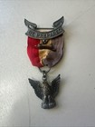 Vintage Early 1930 s Bsa Sterling Silver Eagle Scout Badge With Case  Boy Scouts