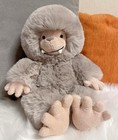 Jellycat Bo Bigfoot Plush Toy In Mocha Brown With Cute Bobble Toes 11 Inches