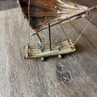 Vintage Copper Sailboat Decor Mid-century Art Deco Nautical Metal Boat Rare 5 5   