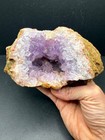 Large Amethyst Geode Crystal Cluster Purple Display Specimen 4 Lb