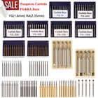 1-10boxes Dental Round Carbide Burs Tungsten Steel For High  Low Speed Handpiece