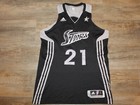 San Antonio Silver Stars Porsha Phillips Wnba Game Used Basketball Jersey L Sewn