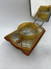 Vintage Shaving Set- Folding- Bakelite- Tortoise-celluloid- Art Deco Era