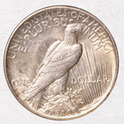 1921 Peace Silver Dollar No Mint Mark Cleaned Coin Xf Detailed