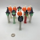 Halloween Pez Dispenser Witch Dracula Pumpkin Jack O Lantern Bat Lot Of 11 Cute