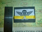 Bevo Weave Patch - Airborne Wings - Saigon - Special Forces - Vietnam War  D 249