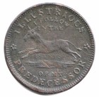 1837 Hard Times Token -  executive Experiment     illustrious Predecessor  