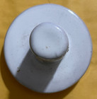 Ceramic Terracotta Cookie Press Mold Shaker Hearth Sun W  Face White Glaze 1996