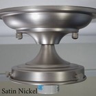 Moderne 4 1 4-inch Semi-flush Schoolhouse Fitter   Shade Holder