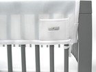   Breathable Mesh Baby Rail Teether Cover     White     51 Inches