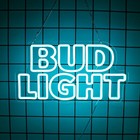 Budlight Neon Sign Light Beer Sign For Club Bar Pub Wall Decor Led 17 7 x9 