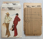 Vogue Sewing Pattern 8937 Yoked Notched Collar Jacket   Pants Size 12 Uncut Ff