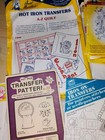 Large 50  Vintage Lot Of Aunt Martha   s And Other Hot Iron Transfers 