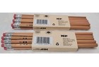 24 Nos Vintage Sanford American Natural Wood Pencils No 2 Unlacquered Usa 1998