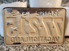 Antique 1945 Maine License Plate Tag 77-215
